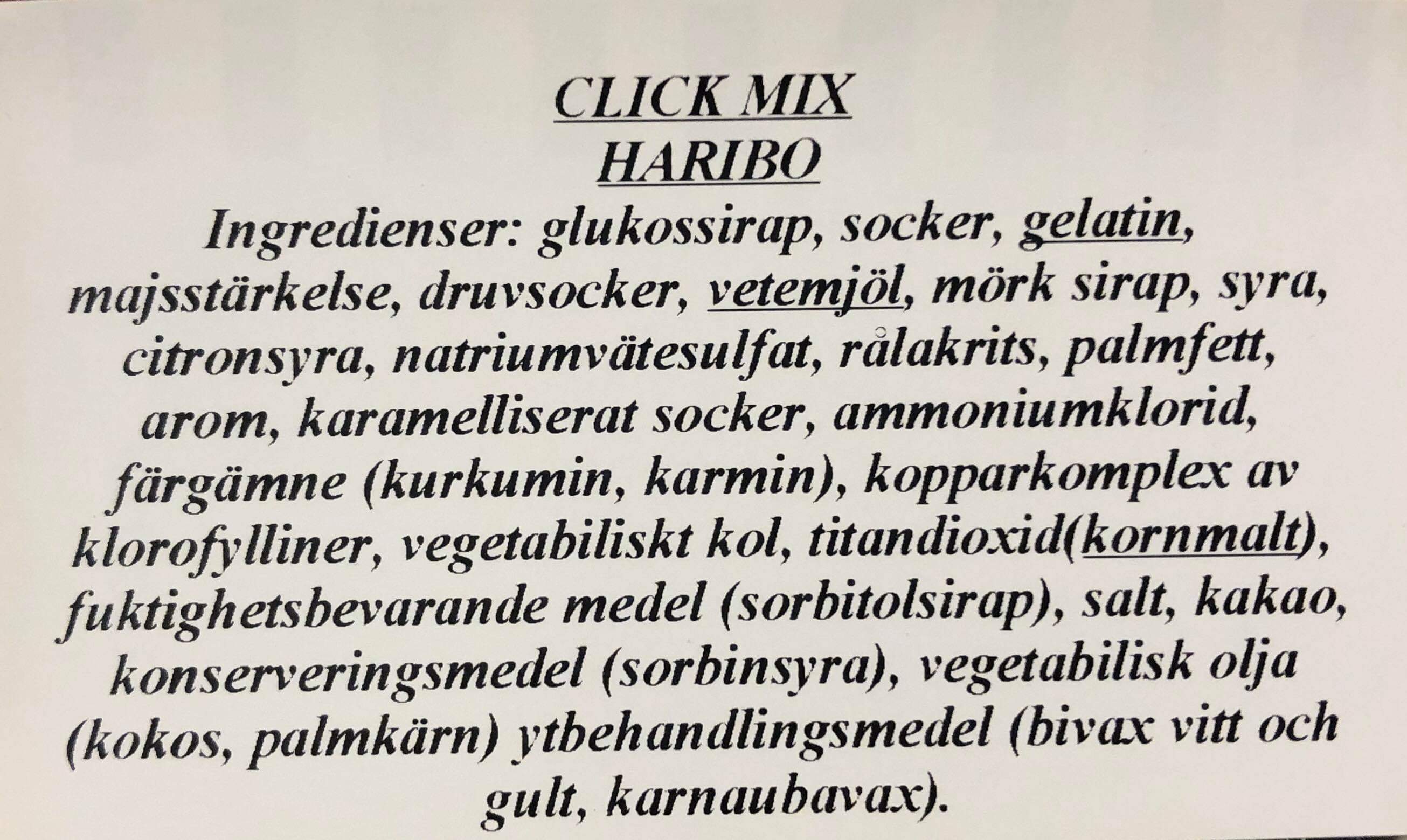 Click mix