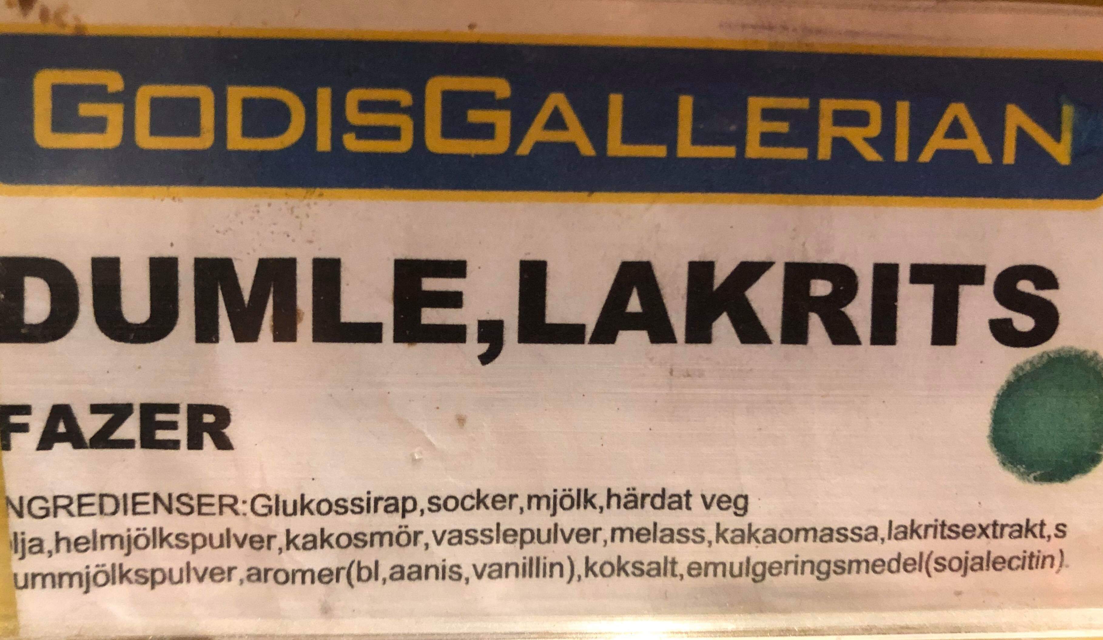 Dumle lakrits