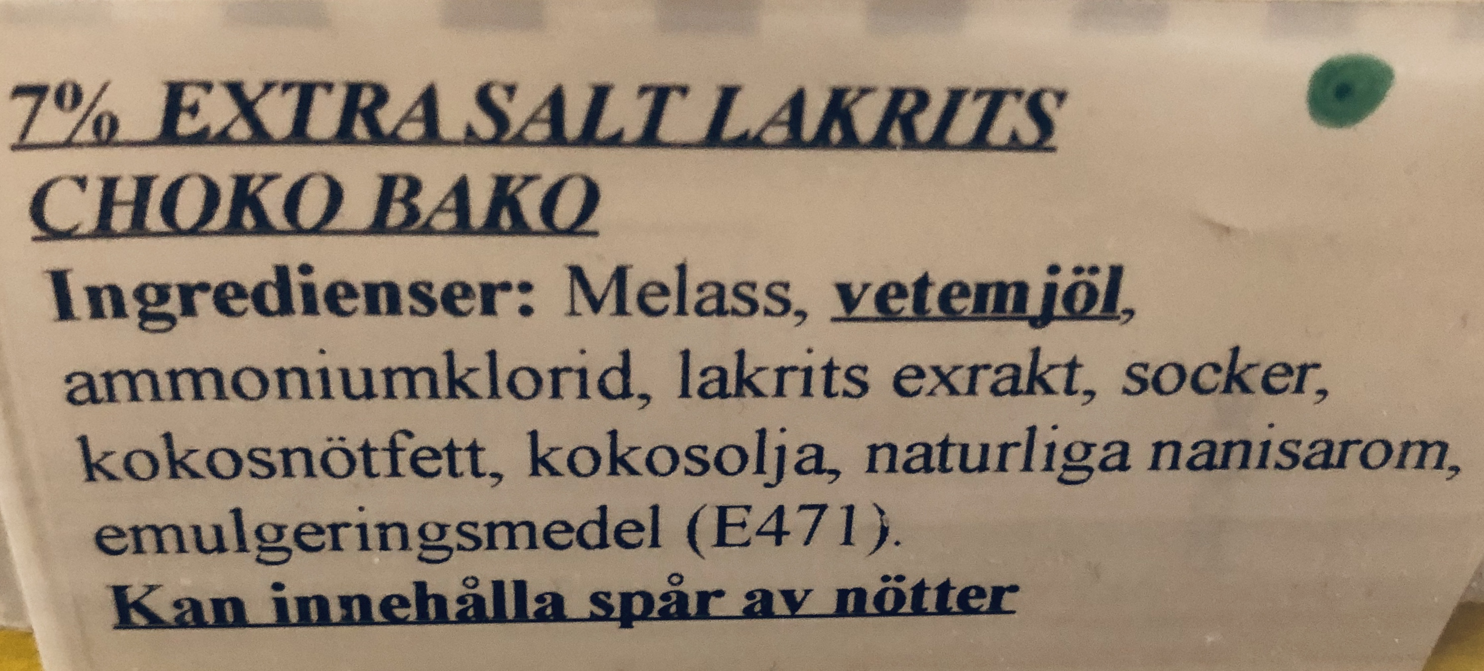 Extra salt lakrits