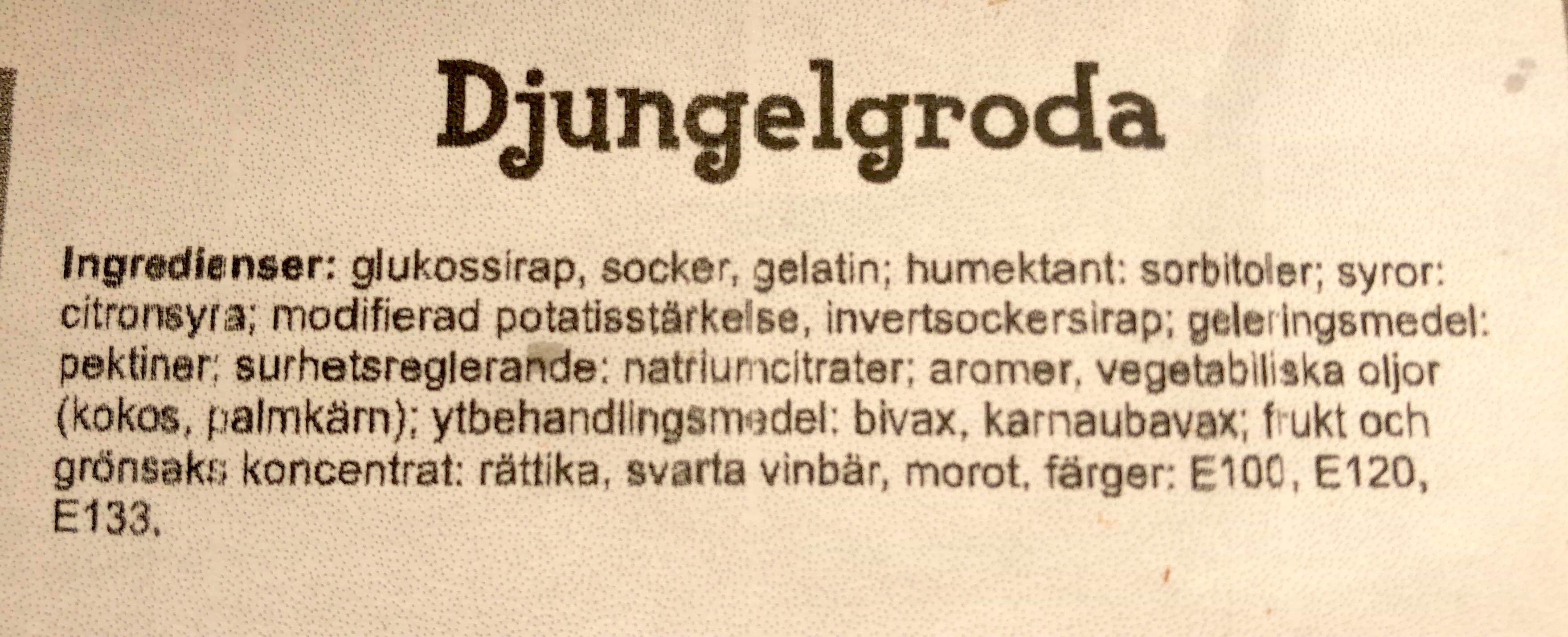 Djungel grodor