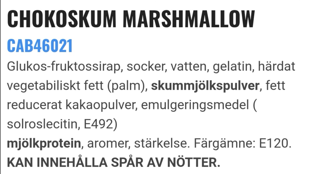 Chokoskum marshmallow