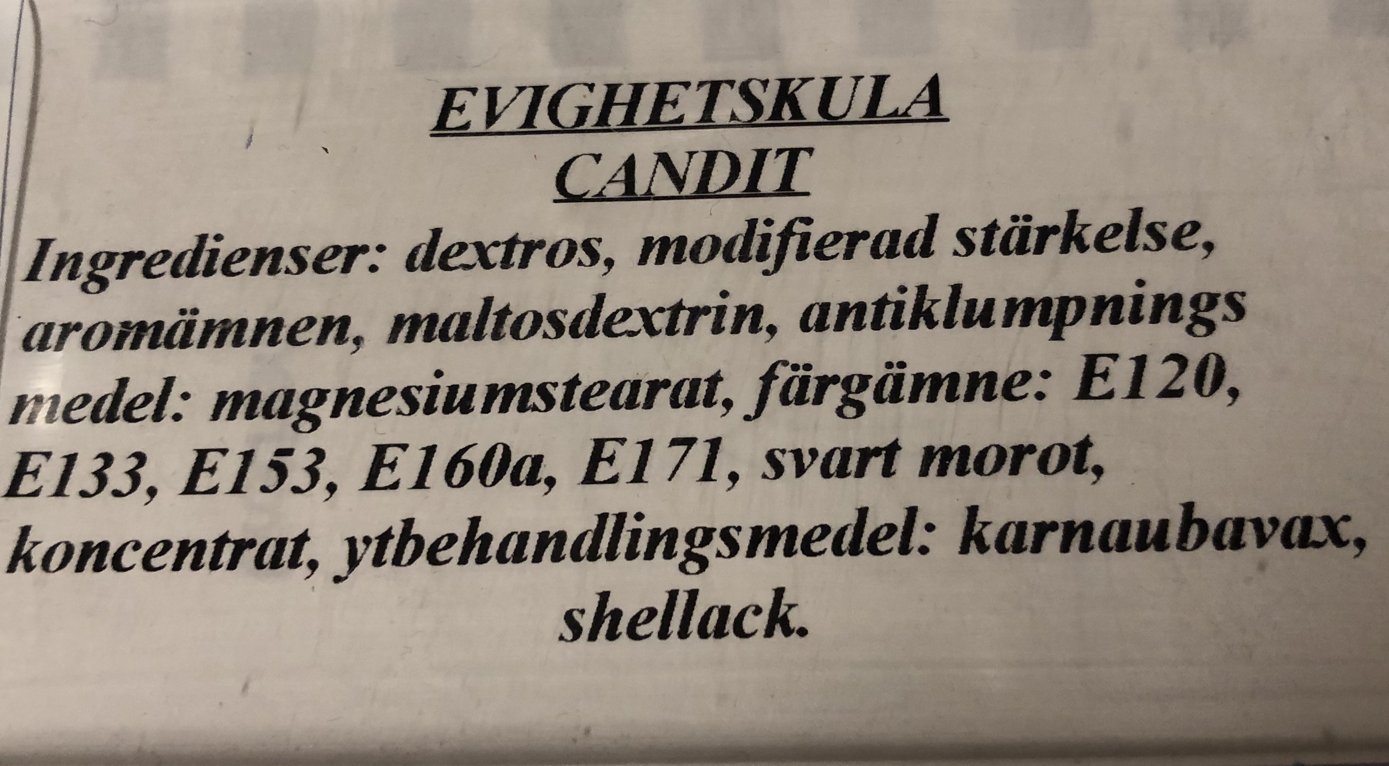 Evighetskula