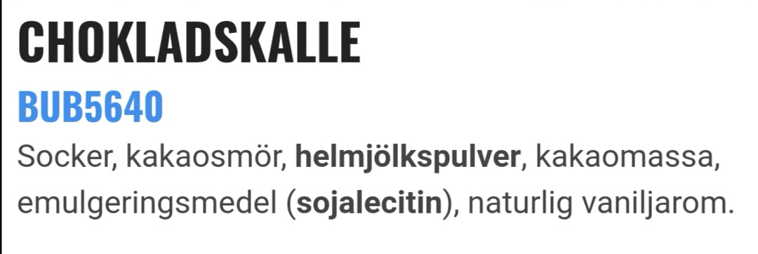 Chokladskalle