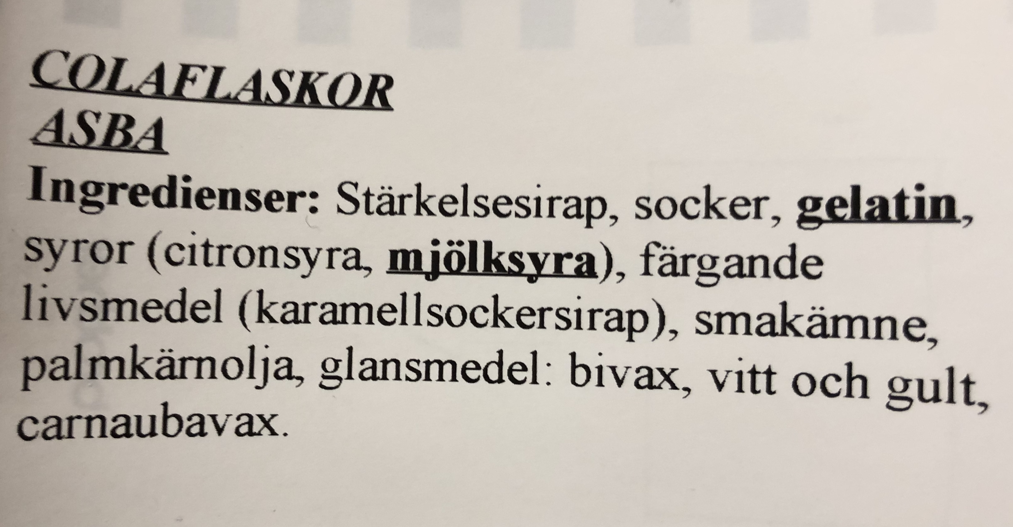 Colaflaskor