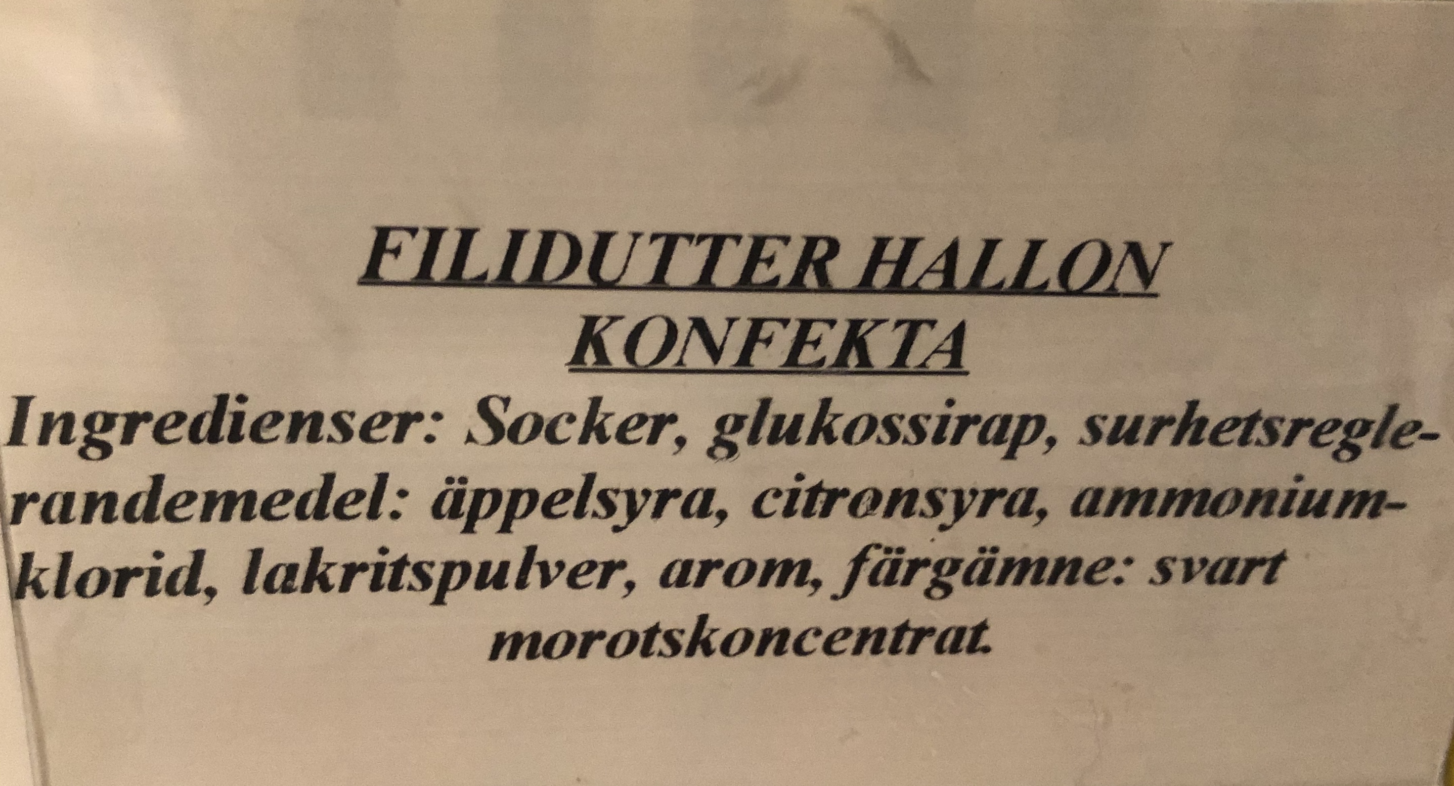 Filidutter hallon